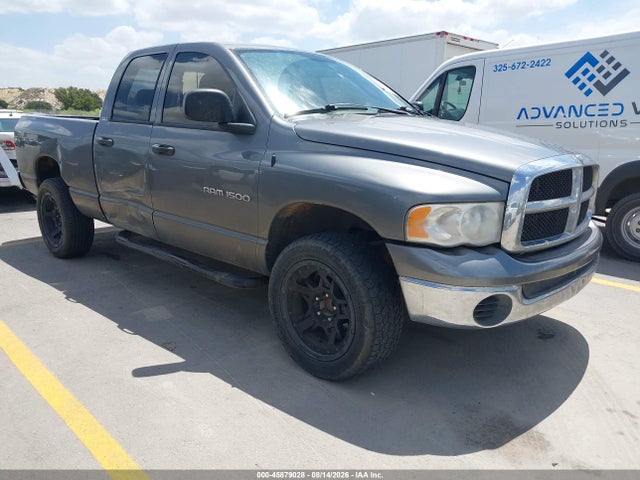 2005 Dodge Ram 1500 Slt/laramie მანქანა იყიდება აუქციონზე, vin: 1D7HA18N85S361046, აუქციონის ნომერი: 45879028