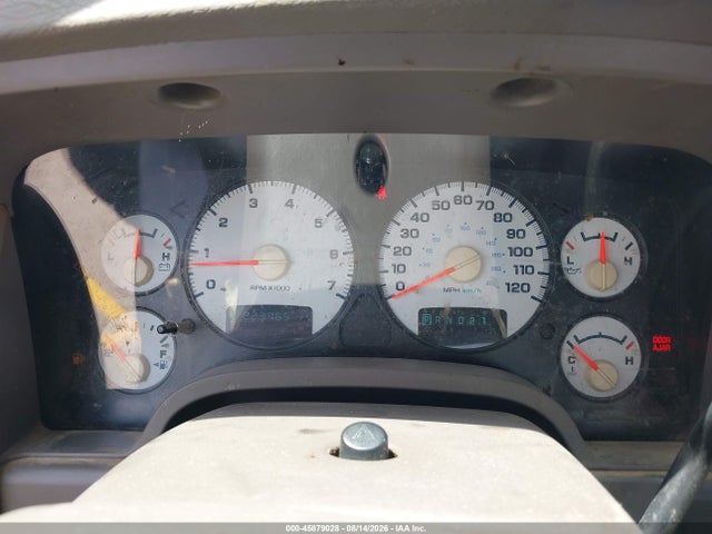 2005 Dodge Ram 1500 Slt/laramie მანქანა იყიდება აუქციონზე, vin: 1D7HA18N85S361046, აუქციონის ნომერი: 45879028