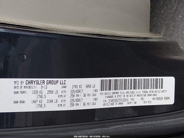 Dodge Grand Caravan Se 2014 2C4RDGBG7ER163241 Image 9