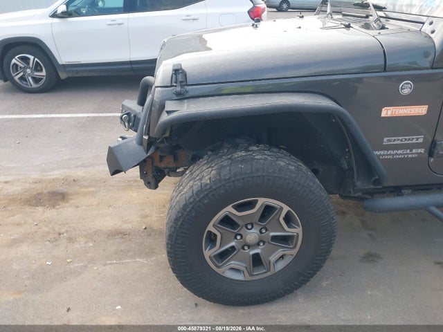 45879321 :رقم المزاد ، 1C4BJWDG4HL602121 vin ، 2017 Jeep Wrangler Unlimited Sport مزاد بيع