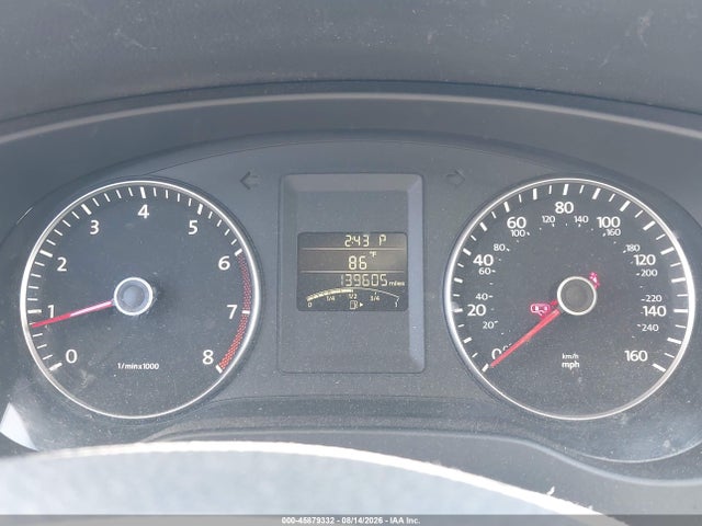 2013 Volkswagen Jetta 2.5l Se მანქანა იყიდება აუქციონზე, vin: 3VWDP7AJ2DM387843, აუქციონის ნომერი: 45879332