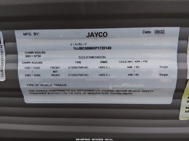 Jayco Jay Flight 2023 1UJBC0BMXP1720149 Image 9