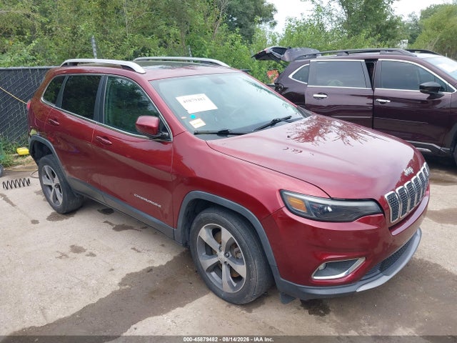2019 Jeep Cherokee Limited Fwd მანქანა იყიდება აუქციონზე, vin: 1C4PJLDB2KD172373, აუქციონის ნომერი: 45879482
