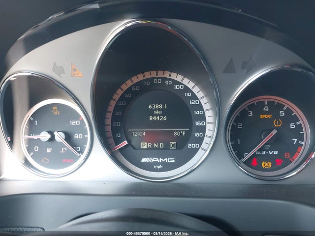 45879500 :رقم المزاد ، WDDGF7HB3BF629804 vin ، 2011 Mercedes-benz C 63 Amg مزاد بيع