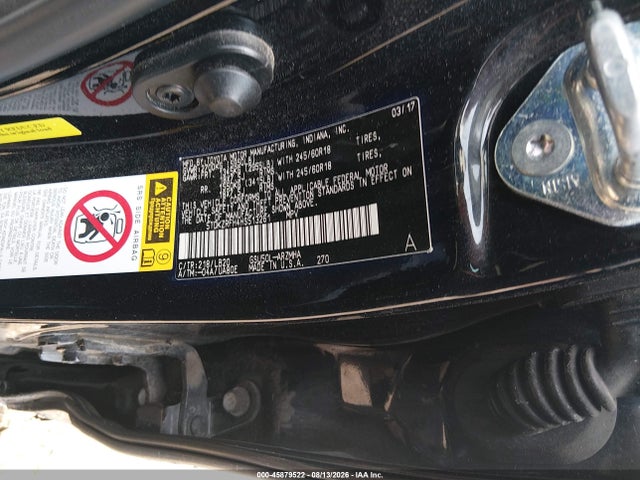 45879522 :رقم المزاد ، 5TDKZRFH4HS513261 vin ، 2017 Toyota Highlander Xle مزاد بيع