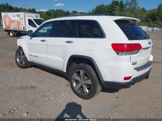2014 Jeep Grand Cherokee Limited მანქანა იყიდება აუქციონზე, vin: 1C4RJFBM2EC315606, აუქციონის ნომერი: 45879540