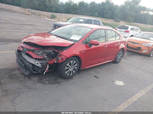 2020 Toyota Corolla Hybrid Le მანქანა იყიდება აუქციონზე, vin: JTDEBRBE2LJ012811, აუქციონის ნომერი: 45879565