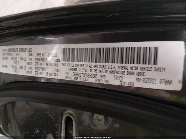 1C6RR6GT9ES286885 RAM 1500 Slt