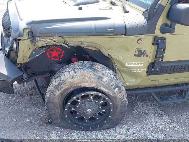 Продажа на аукционе авто 2013 Jeep Wrangler Unlimited Sport, vin: 1C4HJWDG0DL543654, номер лота: 45879639