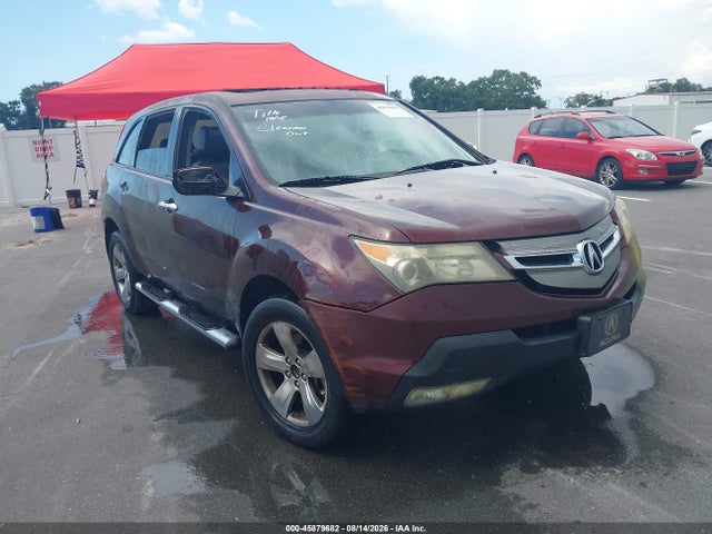 45879682 :رقم المزاد ، 2HNYD28517H516998 vin ، 2007 Acura Mdx Sport Package مزاد بيع