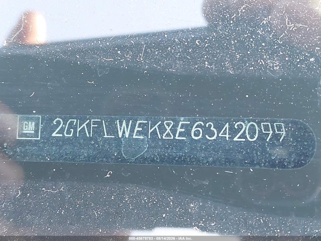 2014 Gmc Terrain Sle-2 მანქანა იყიდება აუქციონზე, vin: 2GKFLWEK8E6342099, აუქციონის ნომერი: 45879783