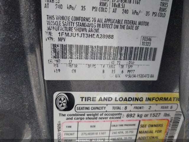 1FMJU1JT3HEA28988 Ford Expedition Xlt