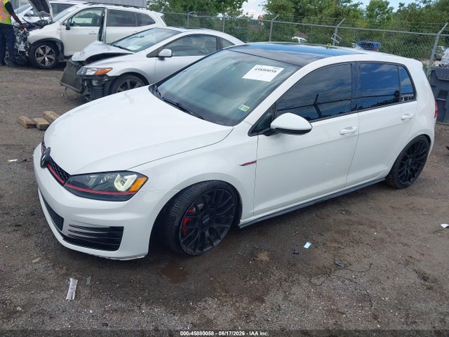 2016 Volkswagen Golf Gti Se 4-door მანქანა იყიდება აუქციონზე, vin: 3VW4T7AU7GM056797, აუქციონის ნომერი: 45880058