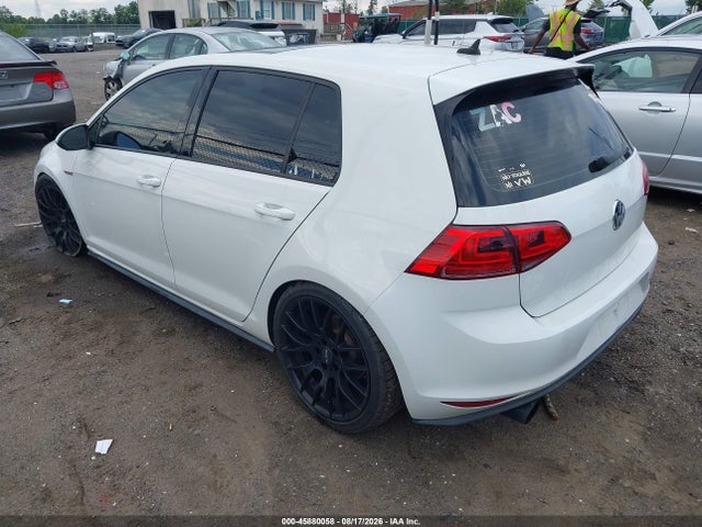 2016 Volkswagen Golf Gti Se 4-door მანქანა იყიდება აუქციონზე, vin: 3VW4T7AU7GM056797, აუქციონის ნომერი: 45880058
