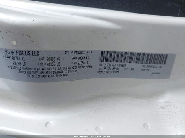 Fiat 500E BATTERY ELECTRIC 2015 3C3CFFGE7FT709699 Image 9