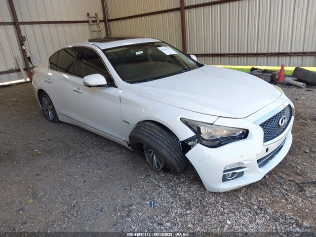 45880142 :رقم المزاد ، JN1AV7AP6EM690995 vin ، 2014 Infiniti Q50 Hybrid Premium مزاد بيع