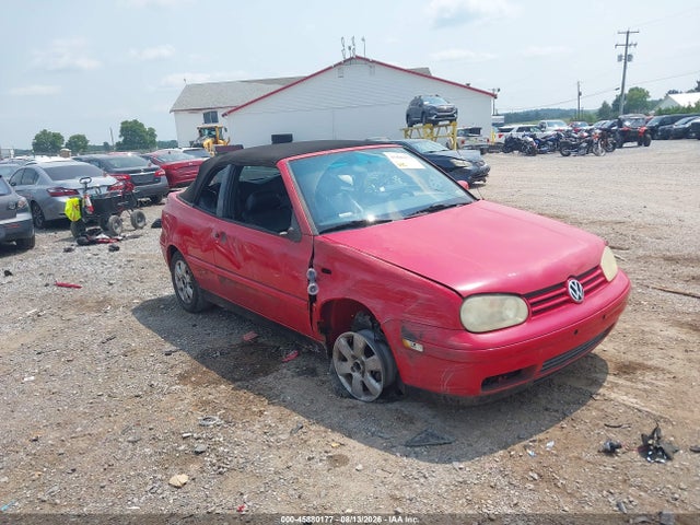 2002 Volkswagen Cabrio Glx მანქანა იყიდება აუქციონზე, vin: 3VWDC21V92M814014, აუქციონის ნომერი: 45880177
