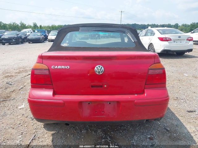 Продажа на аукционе авто 2002 Volkswagen Cabrio Glx, vin: 3VWDC21V92M814014, номер лота: 45880177