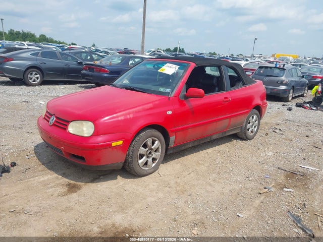 Продажа на аукционе авто 2002 Volkswagen Cabrio Glx, vin: 3VWDC21V92M814014, номер лота: 45880177