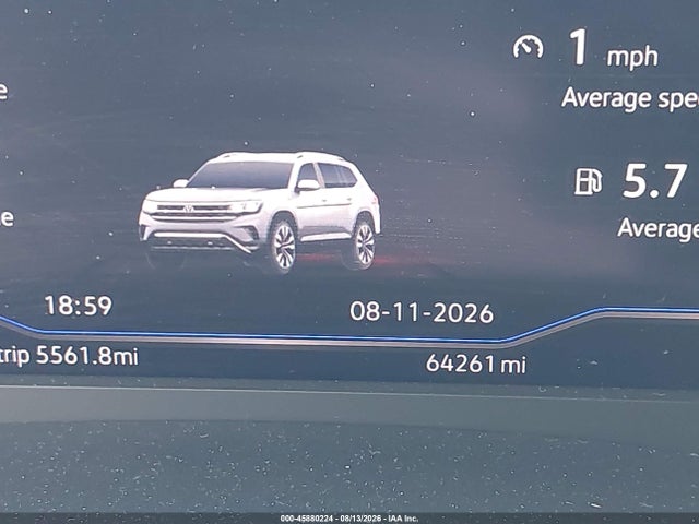 Aukcja sprzedaży 2022 Volkswagen Atlas 3.6l V6 Se W/technology, vin: 1V2JR2CA2NC561945, numer aukcji: 45880224