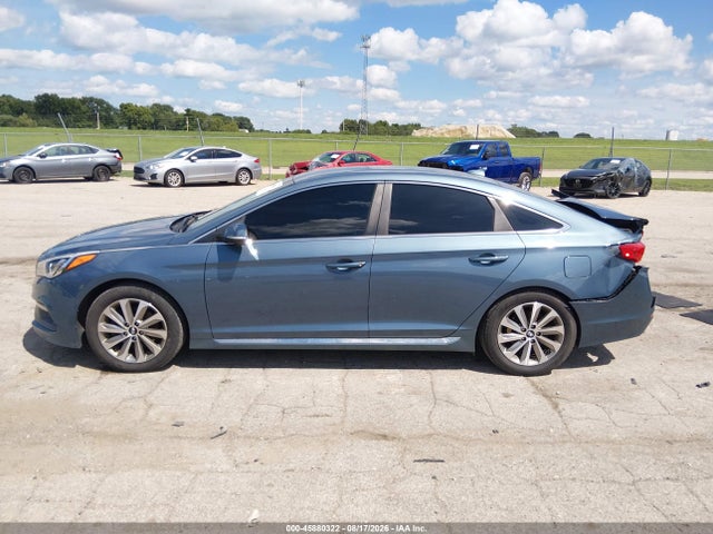 2016 Hyundai Sonata Sport მანქანა იყიდება აუქციონზე, vin: 5NPE34AF5GH280633, აუქციონის ნომერი: 45880322