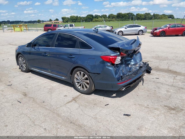 2016 Hyundai Sonata Sport მანქანა იყიდება აუქციონზე, vin: 5NPE34AF5GH280633, აუქციონის ნომერი: 45880322