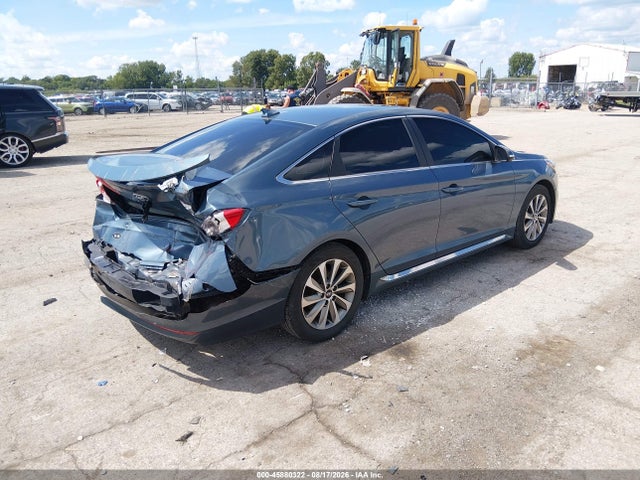 2016 Hyundai Sonata Sport მანქანა იყიდება აუქციონზე, vin: 5NPE34AF5GH280633, აუქციონის ნომერი: 45880322