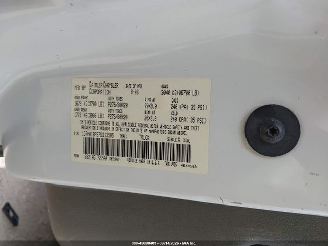Продажа на аукционе авто 2007 Dodge Ram 1500 Slt, vin: 1D7HA18P97S113585, номер лота: 45880403