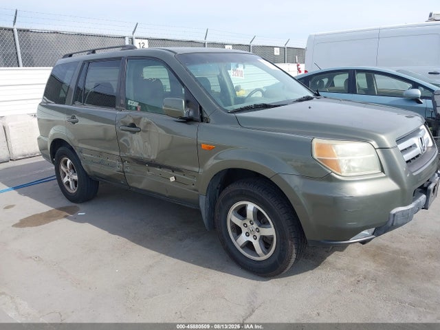 2006 Honda Pilot Ex-l მანქანა იყიდება აუქციონზე, vin: 5FNYF28776B026829, აუქციონის ნომერი: 45880509