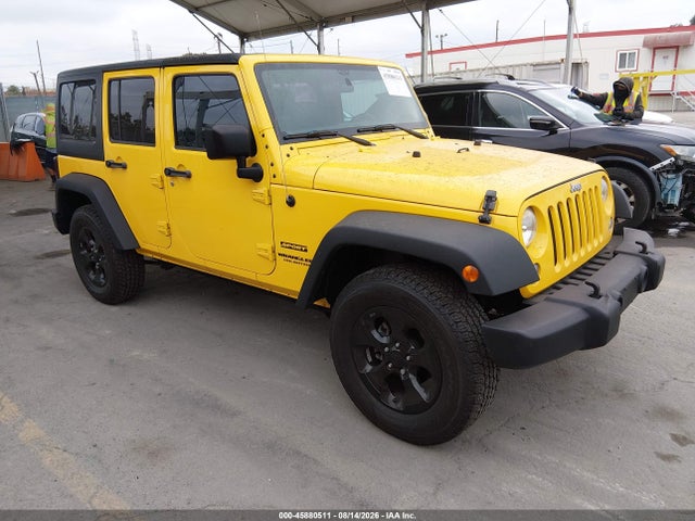 Продажа на аукционе авто 2015 Jeep Wrangler Unlimited Sport, vin: 1C4BJWDG3FL625306, номер лота: 45880511