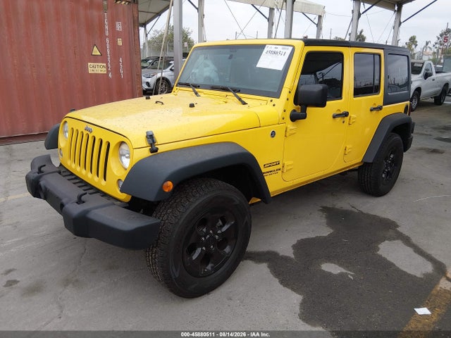 Продажа на аукционе авто 2015 Jeep Wrangler Unlimited Sport, vin: 1C4BJWDG3FL625306, номер лота: 45880511