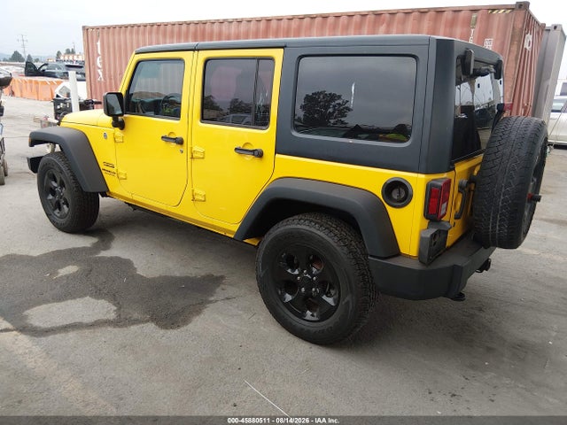 Продажа на аукционе авто 2015 Jeep Wrangler Unlimited Sport, vin: 1C4BJWDG3FL625306, номер лота: 45880511