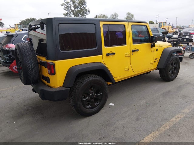 Продажа на аукционе авто 2015 Jeep Wrangler Unlimited Sport, vin: 1C4BJWDG3FL625306, номер лота: 45880511