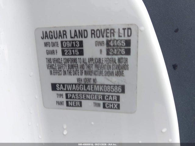 Jaguar F-type V8 S 2014 SAJWA6GL4EMK08586 Image 9