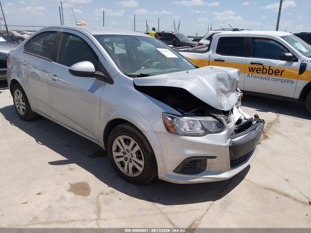 Продажа на аукционе авто 2017 Chevrolet Sonic Ls Auto, vin: 1G1JB5SH7H4154944, номер лота: 45880551