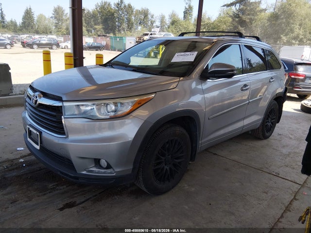 Toyota Highlander Limited V6 2014 5TDDKRFH2ES026648 Image 2