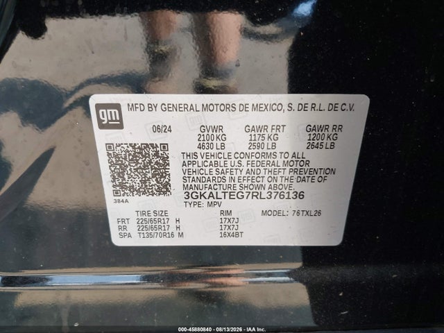GMC Terrain Awd Sle 2024 3GKALTEG7RL376136 Image 9