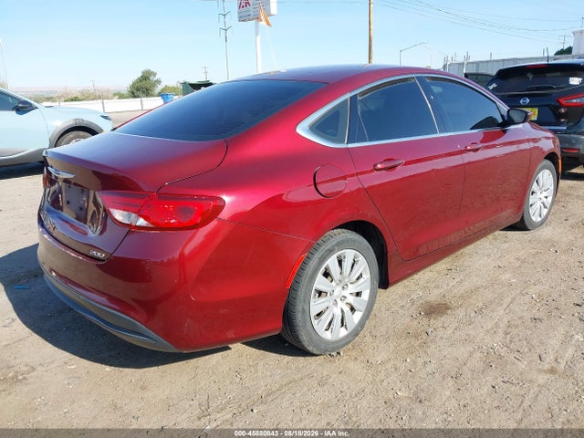 Продаж на аукціоні авто 2016 Chrysler 200 Lx, vin: 1C3CCCFB3GN158302, номер лоту: 45880843