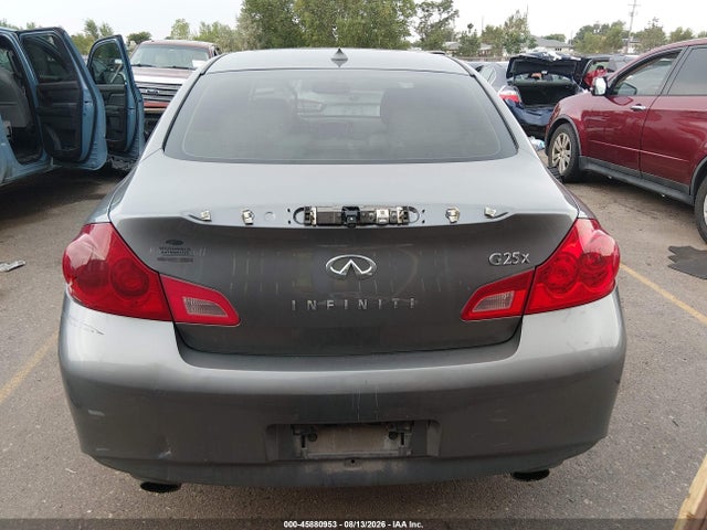 2011 Infiniti G25x მანქანა იყიდება აუქციონზე, vin: JN1DV6AR1BM650277, აუქციონის ნომერი: 45880953