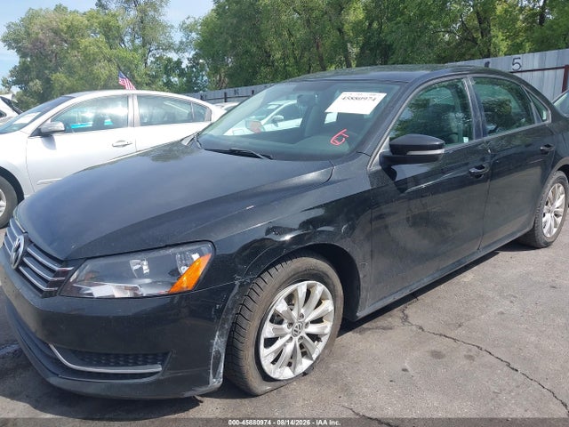 2013 Volkswagen Passat 2.5l S მანქანა იყიდება აუქციონზე, vin: 1VWAP7A33DC073138, აუქციონის ნომერი: 45880974