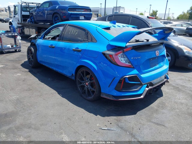 2021 Honda Civic Type R Touring მანქანა იყიდება აუქციონზე, vin: SHHFK8G73MU202696, აუქციონის ნომერი: 45881018
