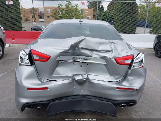 2018 Maserati Ghibli მანქანა იყიდება აუქციონზე, vin: ZAM57XSA6J1287531, აუქციონის ნომერი: 45881132