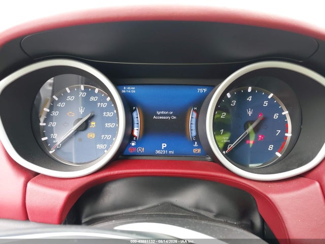 2018 Maserati Ghibli მანქანა იყიდება აუქციონზე, vin: ZAM57XSA6J1287531, აუქციონის ნომერი: 45881132