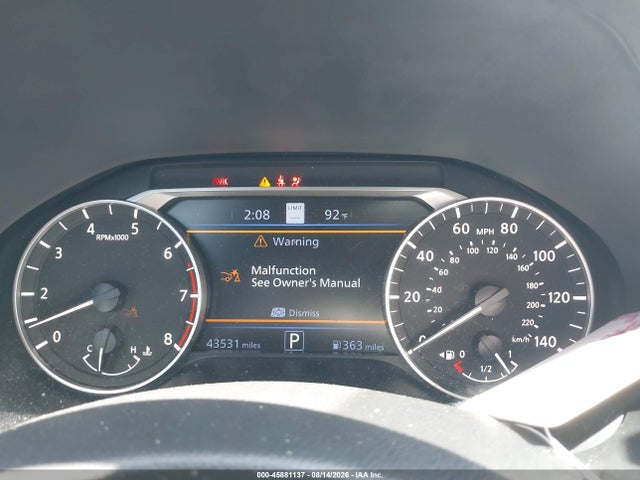 Aukcja sprzedaży 2022 Nissan Altima Sl Fwd, vin: 1N4BL4EV6NN419871, numer aukcji: 45881137