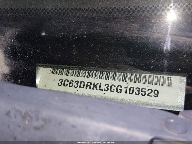 Aukcja sprzedaży 2012 Ram 3500 Laramie Longhorn, vin: 3C63DRKL3CG103529, numer aukcji: 45881237