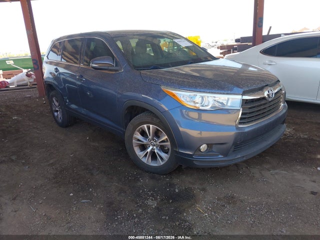 Toyota Highlander Le Plus V6 2016 5TDZKRFH3GS169133 main image