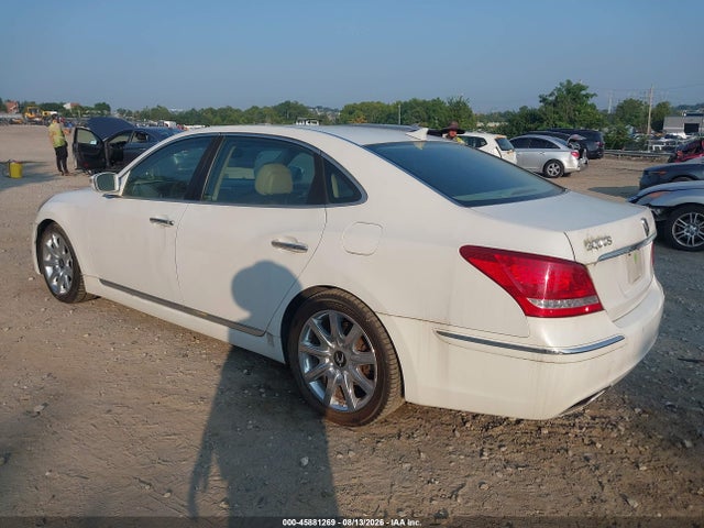 2012 Hyundai Equus Signature მანქანა იყიდება აუქციონზე, vin: KMHGH4JH7CU054486, აუქციონის ნომერი: 45881269
