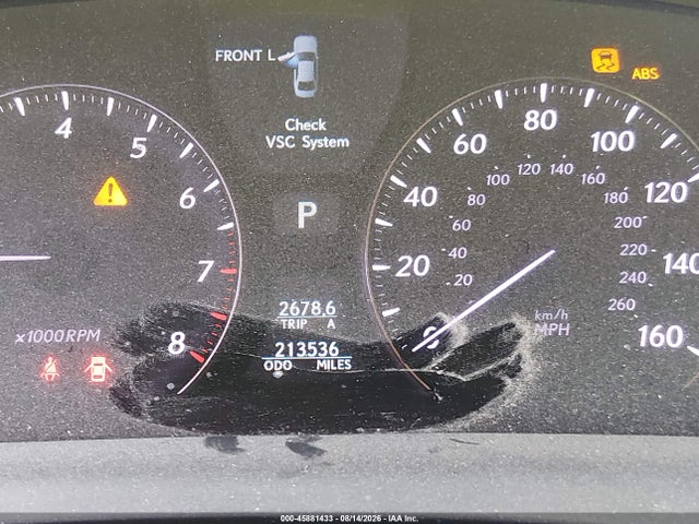 45881433 :رقم المزاد ، JTHBL46F175029473 vin ، 2007 Lexus Ls 460 مزاد بيع