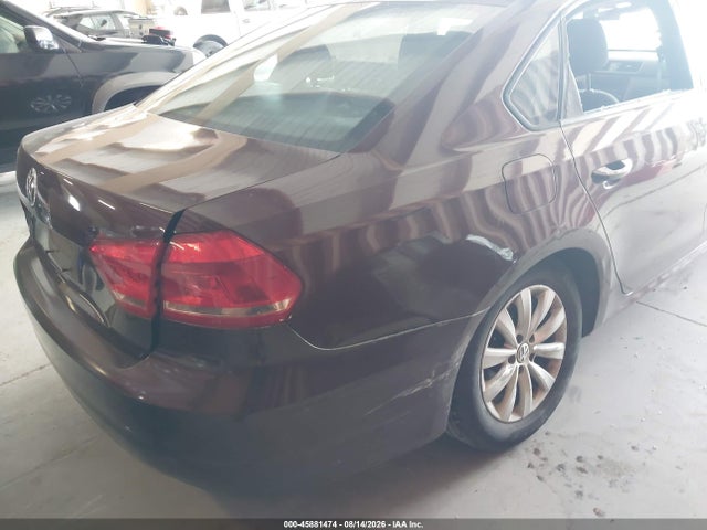 2013 Volkswagen Passat 2.5l S მანქანა იყიდება აუქციონზე, vin: 1VWAP7A3XDC065795, აუქციონის ნომერი: 45881474