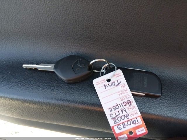 2008 Mitsubishi Eclipse Gs მანქანა იყიდება აუქციონზე, vin: 4A3AK24FX8E042096, აუქციონის ნომერი: 45881645